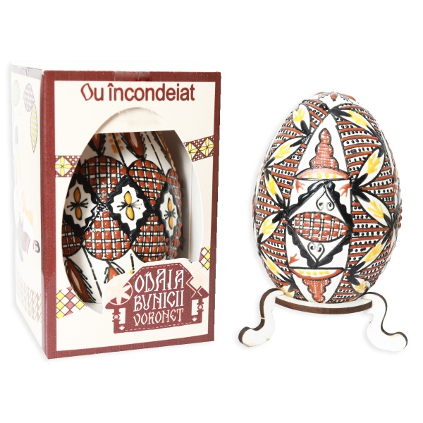 Ou incondeiat cu ceara (gasca) din Bucovina