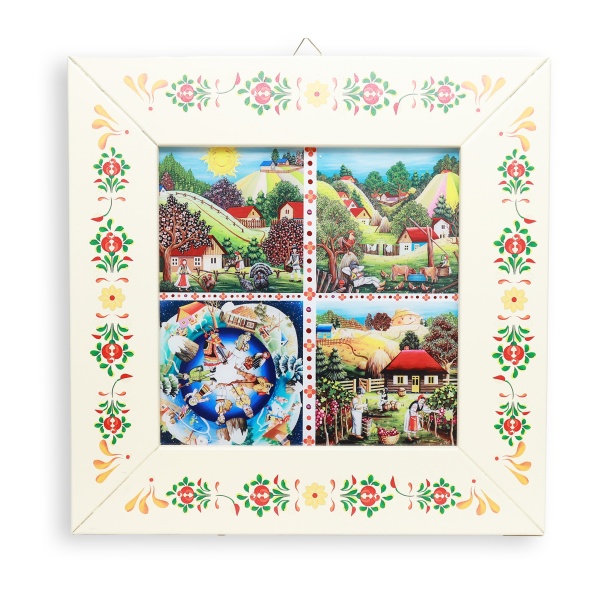 Tablou cu peisaj (decorat pe sticla)