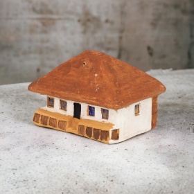 Casuta lut, Bojdeuca lui Ion Creanga, Iaşi - 6 cm x 5 cm