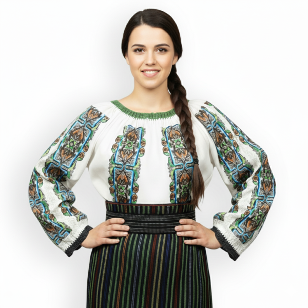 Ie traditionala din Bucovina cusuta M-L