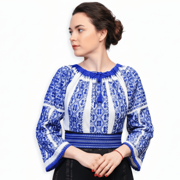 Ie traditionala din Bucovina, albastra- S/XS