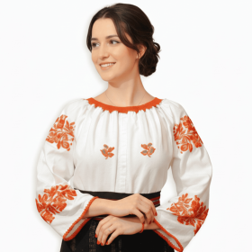 Ie traditionala din Bucovina cusuta manual- M