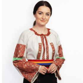 Ie traditionala cusuta manual din Bucovina- L