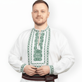 Ie barbateasca traditionala brodata la masina