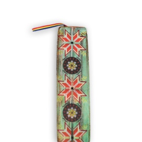 Lingura din lemn cu motive traditionale - 30 cm