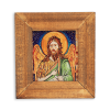 Icoana cu Sfantul Ioan Botezatorul (decorata pe sticla) - 10cm x 12cm