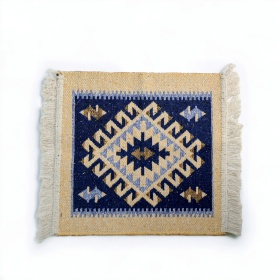 Covor traditional tesut manual din Bucovina - 58 cm x 35 cm