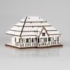 Puzzle Casa Lemn 3D- 17 cm
