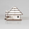 Puzzle Casa Lemn 3D- 17 cm