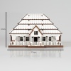 Puzzle Casa Lemn 3D- 17 cm