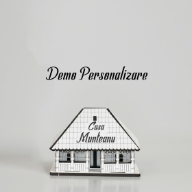 Casa Lemn 3D Personalizabila