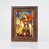 Icoana Sfantul Gheorghe (decorata pe sticla) - 12cm x 16cm