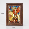 Icoana Sfantul Gheorghe (decorata pe sticla) - 12cm x 16cm