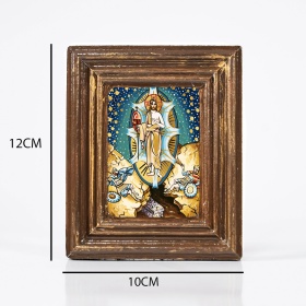 Icoana Inaltarea lui Iisus Hristos (decorata pe sticla) - 10cm x 12cm