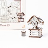Puzzle Fantana Lemn 3D - 10 cm