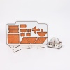 Puzzle Casa Lemn 3D- 8 cm