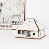 Puzzle Casa Lemn 3D- 8 cm