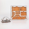 Puzzle Casa Lemn 3D- 10 cm