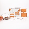Puzzle Casa Lemn 3D- 12 cm