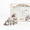Puzzle Locomotiva Lemn 3D - 13 cm