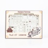 Puzzle Locomotiva Lemn 3D - 13 cm